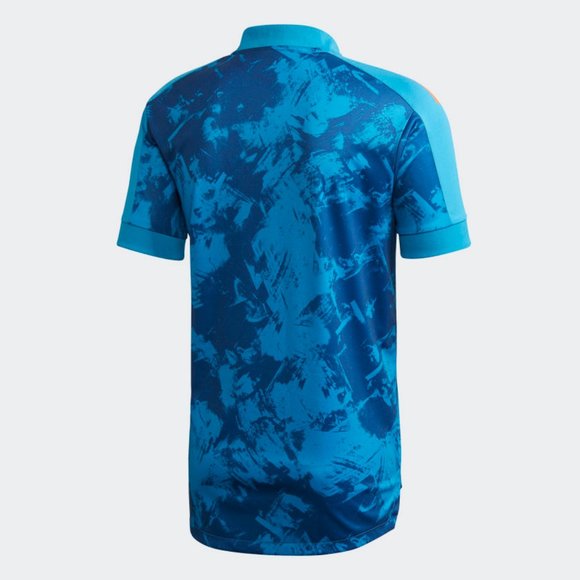 adidas Condivo 20 PrimeBlue Soccer Football Futbol Jersey Blue Orange FI4220 mls - Picture 2 of 13